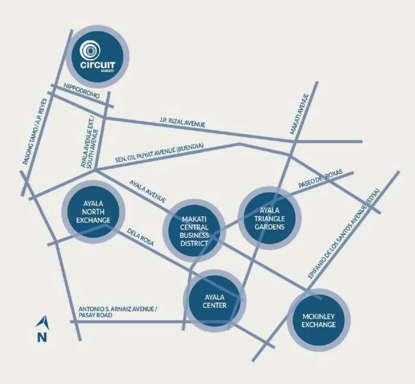 Mergent Residences Map Location